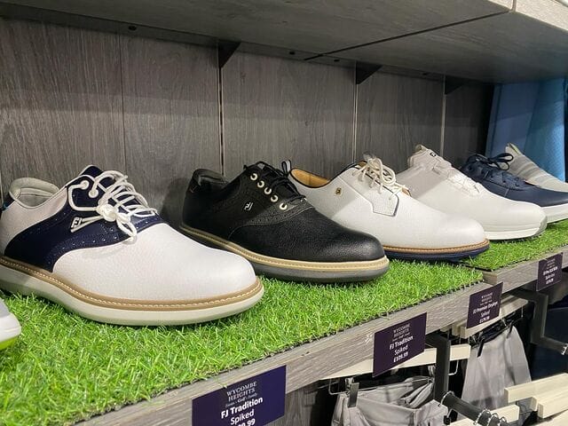 We have started to receive the new footwear and apparel for the FootJoy SS24 season, drop in and get ready for summer! There’s still some great footwear and clothing items left from our SALE 🤫!
•
•
•
•

#taylormade #taylormadegolf #golf #golfswing #taylormade #golflife #golfing #golfer #bucksgolf #golfstagram #pgatour #golfaddict #instagolf #titleist #pga #footjoygolf #golfcourse #skechers #teamtaylormade #golfislife #footjoy #pinggolf #golfshoes #golftips #golfers #lovegolf #tp #golfdigest
