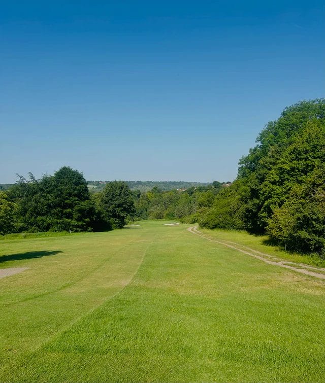A beautiful view down 18 this morning ⛳️